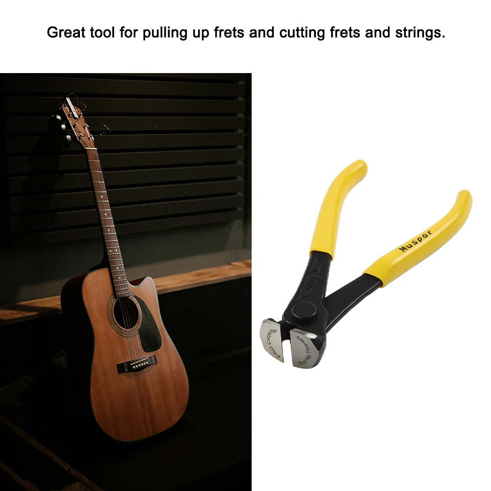 

6" Guitar Fret End Cutter Tool Pliers String Scissors Iron Guitar Nipper Puller Pliers Luthier Tool Musical Instruments Parts