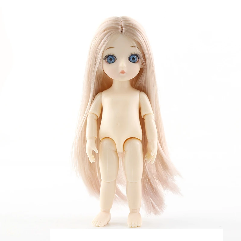 

13 подвижных шарнирных кукол, 16 см, игрушки BJD, Детская модель, модные куклы с обнаженным телом, подарок для девочек