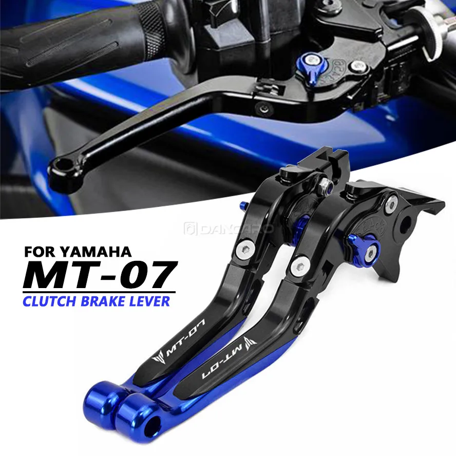 

Для YAMAHA MT07 MT-07 FZ07 2017 2018 2019 2020 2021 2022 алюминиевый выдвижной рычаг сцепления тормоза