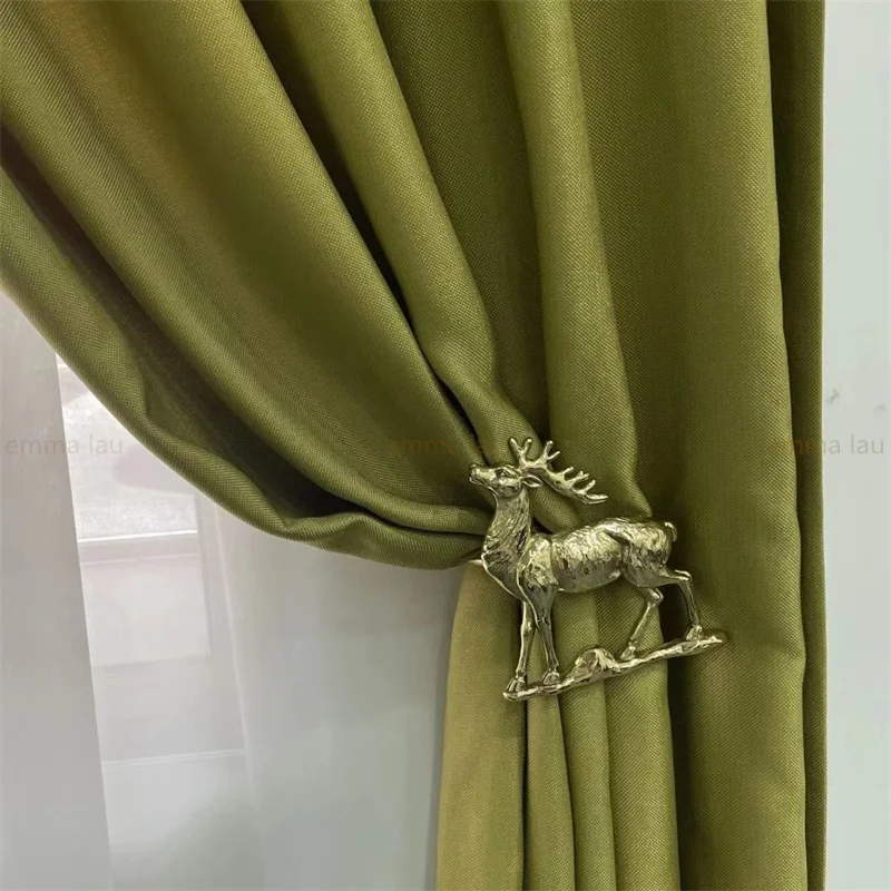 Большой Крючок для занавесок медь золотистая фурнитура домашних окон