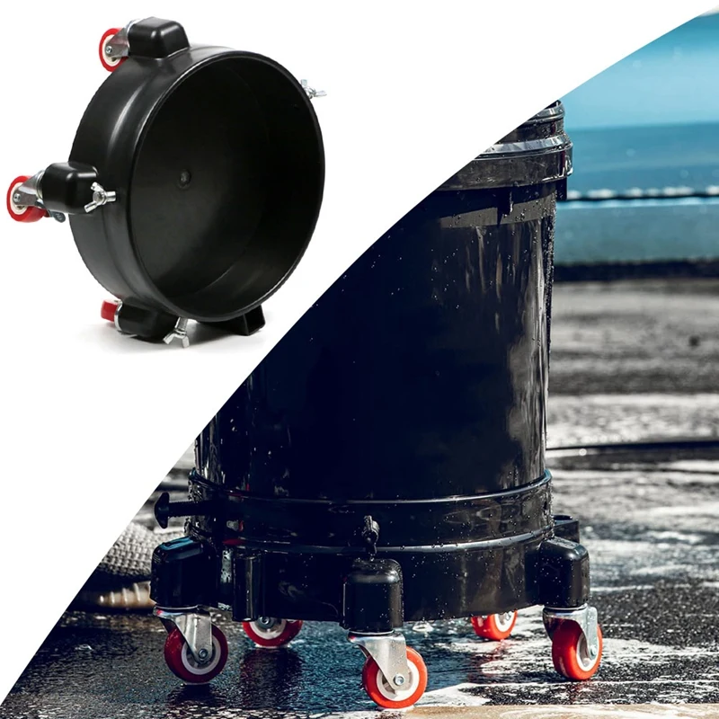 11 5 дюймовая тележка-ведро легко нажимаемая Съемная роликов поворотные ролики