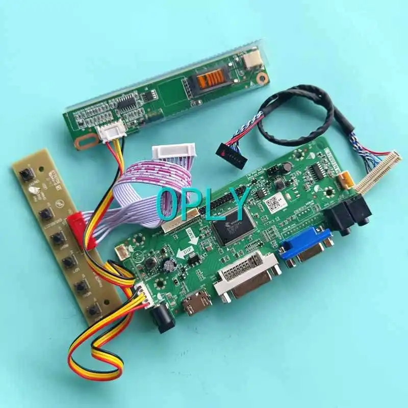 

Матричный контроллер с ЖК-дисплеем, совместимый с компьютером/TLAA/TLAE VGA DVI HDMI, 1CCFL, 30 контактов, LVDS 15,4 дюйма, комплект «сделай сам» 1280*800