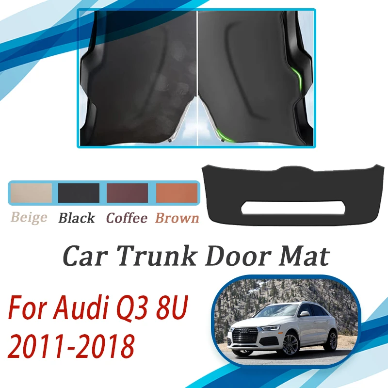 Автомобильные коврики для задней двери Audi Q3 8U MK1 2011 ~ 2019 антигрязные Чехлы