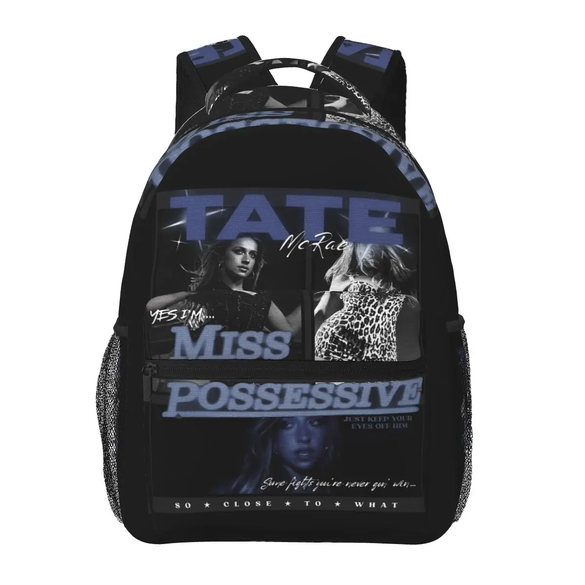 Фото Рюкзак Singer Tate McRae, горячая распродажа, вместительный рюкзак для детей, школьная сумка, сумки на плечо для мужчин и женщин №3