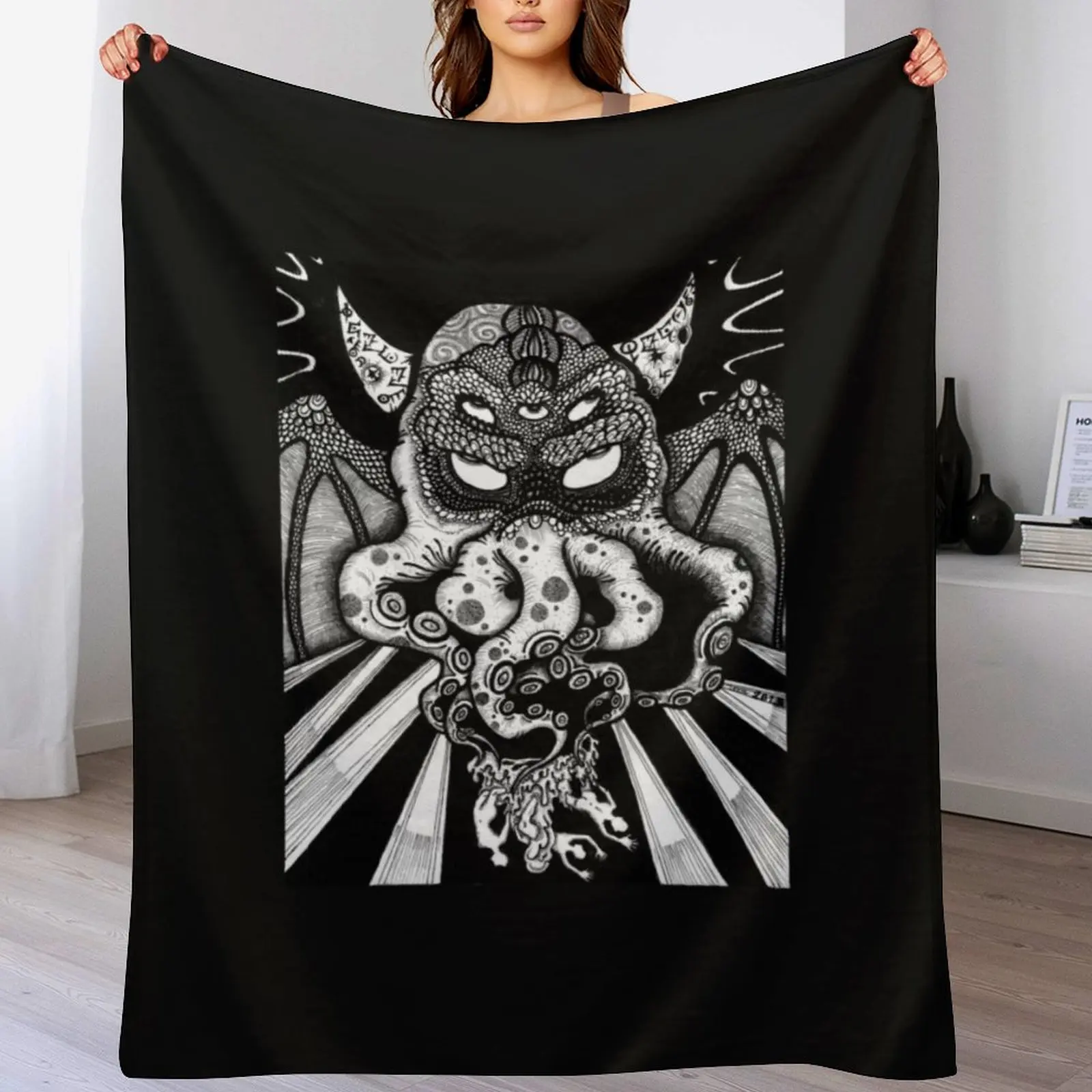 Тонкое пляжное одеяло Cthulhu fhtagn: he waits dream