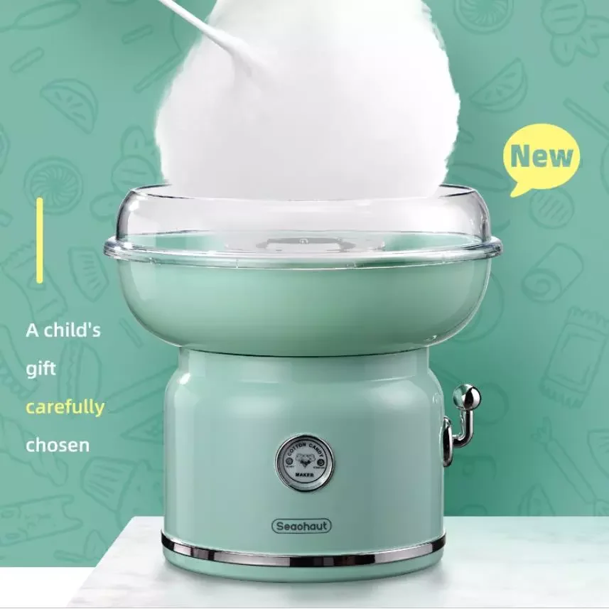 

New Electric DIY Sweet Cotton Candy Maker Portable Cotton Sugar Floss Machine Girl Boy Gift Children's Day Marshmallow Machi