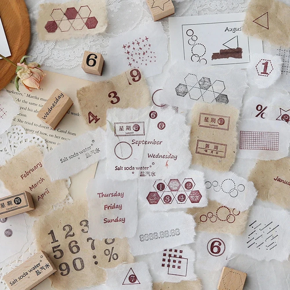 

30 шт., бумажные канцелярские принадлежности в стиле ретро для скрапбукинга, журнала, коллажа, альбома, дневника, декоративные фоновые бумаги