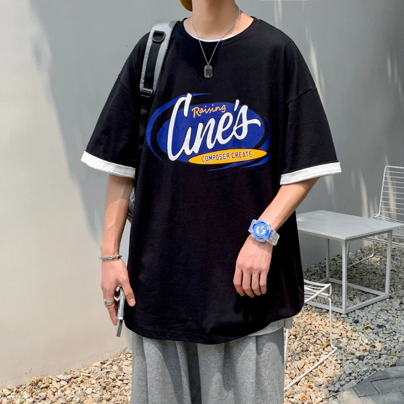 

Новинка лета 2023, модные мужские футболки в Корейском стиле, повседневные женские футболки с графическим рисунком в стиле Харадзюку