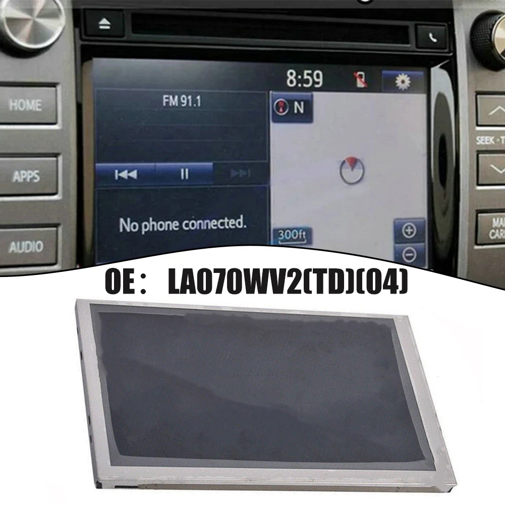 

7" Radios Navigation Display LCD Screen LA070WV2td01 LA070WV2 For Toyota For Tundra 2014-2019 510116 510117 510284