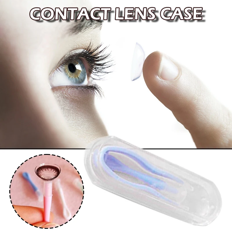 

1set Remover Contact Lenses Inserter Suction Stick Tweezers Eyes Care Tool For Eye Care Contact Lens Special Accessories