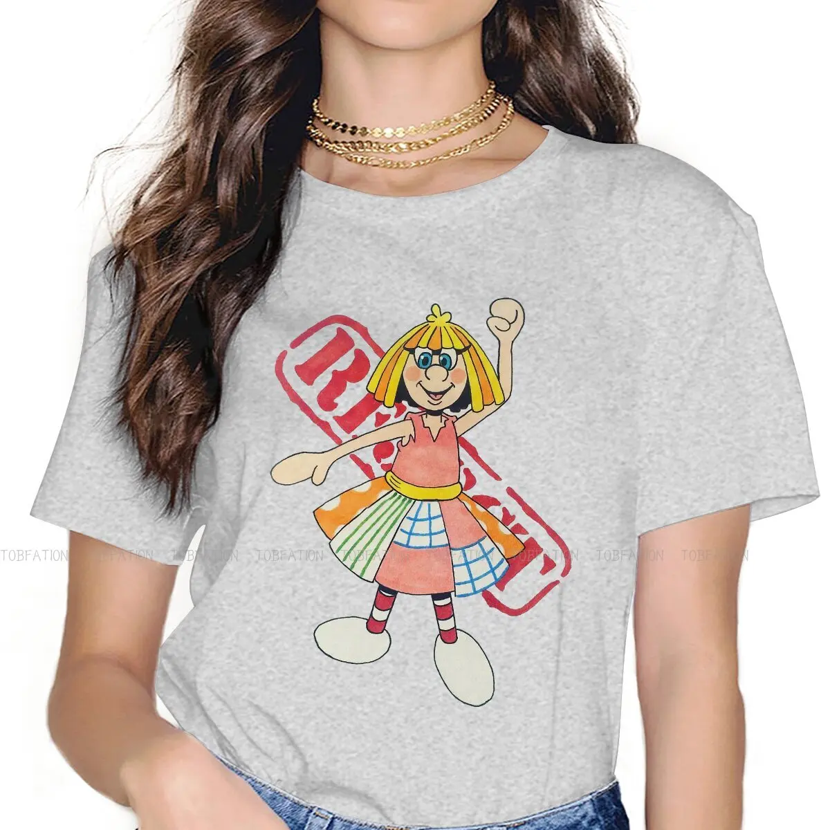

Cute Princess Style TShirt for Girl The Raggy Dolls Toys Grimes Toy Factory 4XL New Design Gift Clothes T Shirt Stuff Ofertas