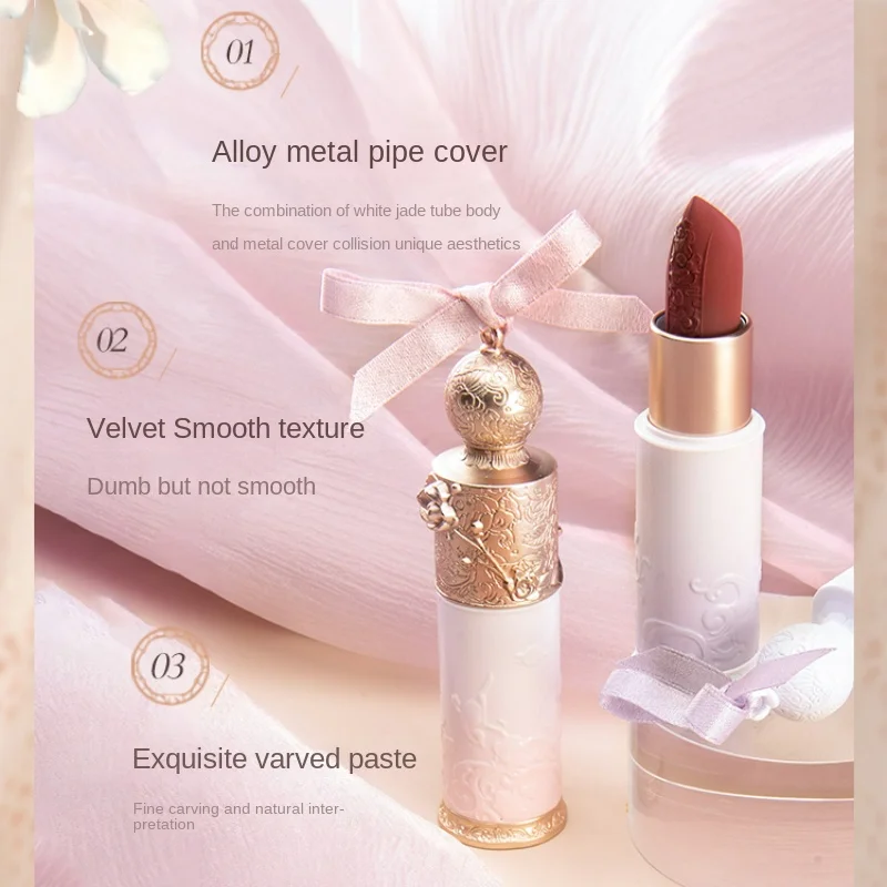 

Velvet Lip GlossMatte Lipstick Long Lasting Waterproof Makeup 8 Color Milk tea Lipstick Red Lip Tint Korean Cosmetic Gift