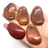 1 piece natural stone agate pendant jewelry irregular shape necklace beads diy charm making accessories fashion gifts
