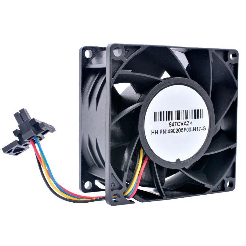 

New VF80381BX-Q010-S9H 8cm 80x80x38mm 80mm fan DC12V 50.40W 4 lines High-volume cooling fan suitable for server cabinets