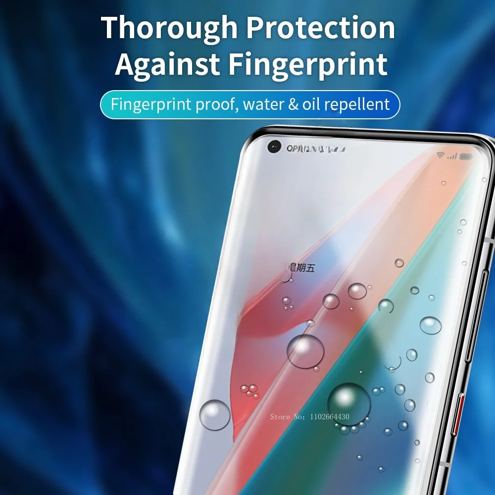 2/1 шт. для OPPO Reno 5 4 3 Find X3 X2 Pro Plus 5G X УФ закаленное стекло Защита экрана телефона
