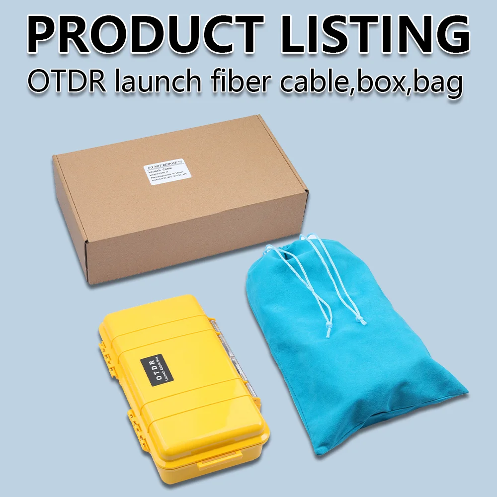 OPTFOCUS OTDR Launch Fiber Cable SC APC to SC APC Connector OTDR Test Extension 2km SM Cable 1310 1550nm Free Shipping
