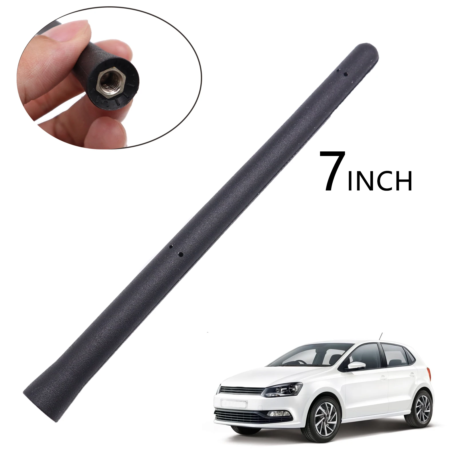 

7 Inch Universal Car Antenna Roof Mast Whip Stereo Radio FM/AM Signal Aerial Amplified Antenna Mast Whip For VW BMW Mazda Toyota