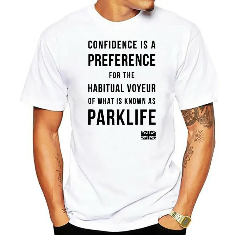 

Blur Music Lyrics T-Shirt - Parklife Britpop Song Inspired Tee - Mens 2022 New Summer Style Fashion Short Sleeve Korean T-Shirt