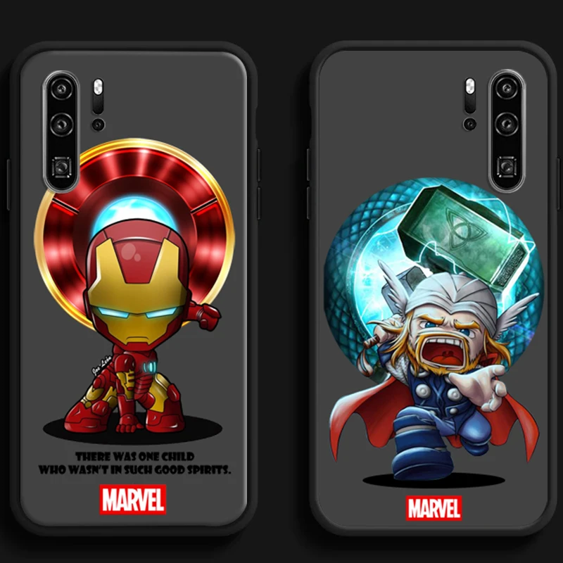 

Marvel Avengers Phone Cases For Huawei Honor P40 P30 Pro P30 Pro Honor 8X V9 10i 10X Lite 9A 9 10 Lite Coque Carcasa Funda