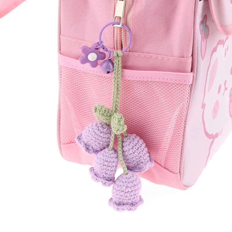 Трикотажный колокольчик Орхидея брикет с колокольчиком вязаный крючком