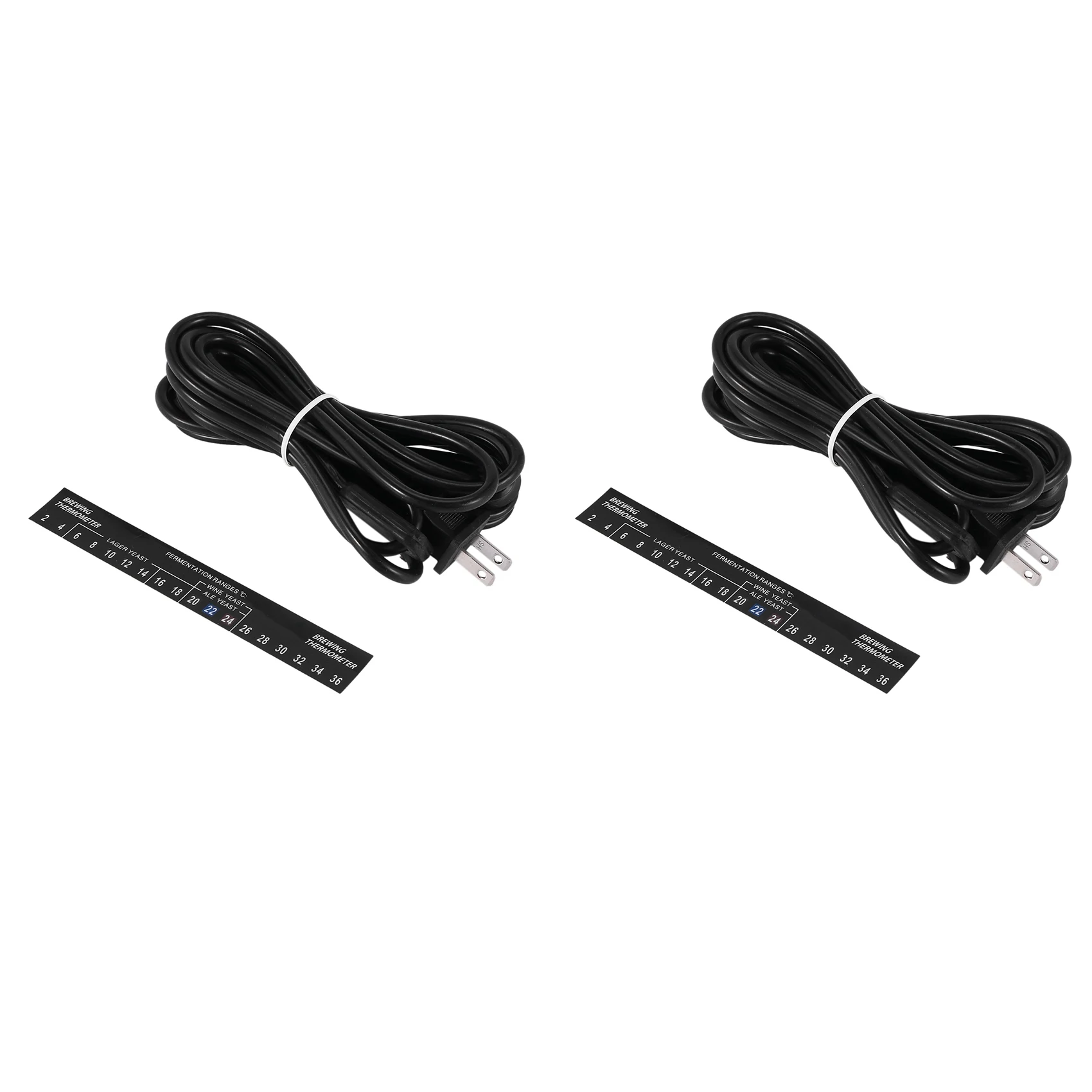 

2 шт. ремень для ферментации домашнего пивоварения, нагрев пива, вина, спирта, пластиковое ферментирующее ведро, вилка стандарта США