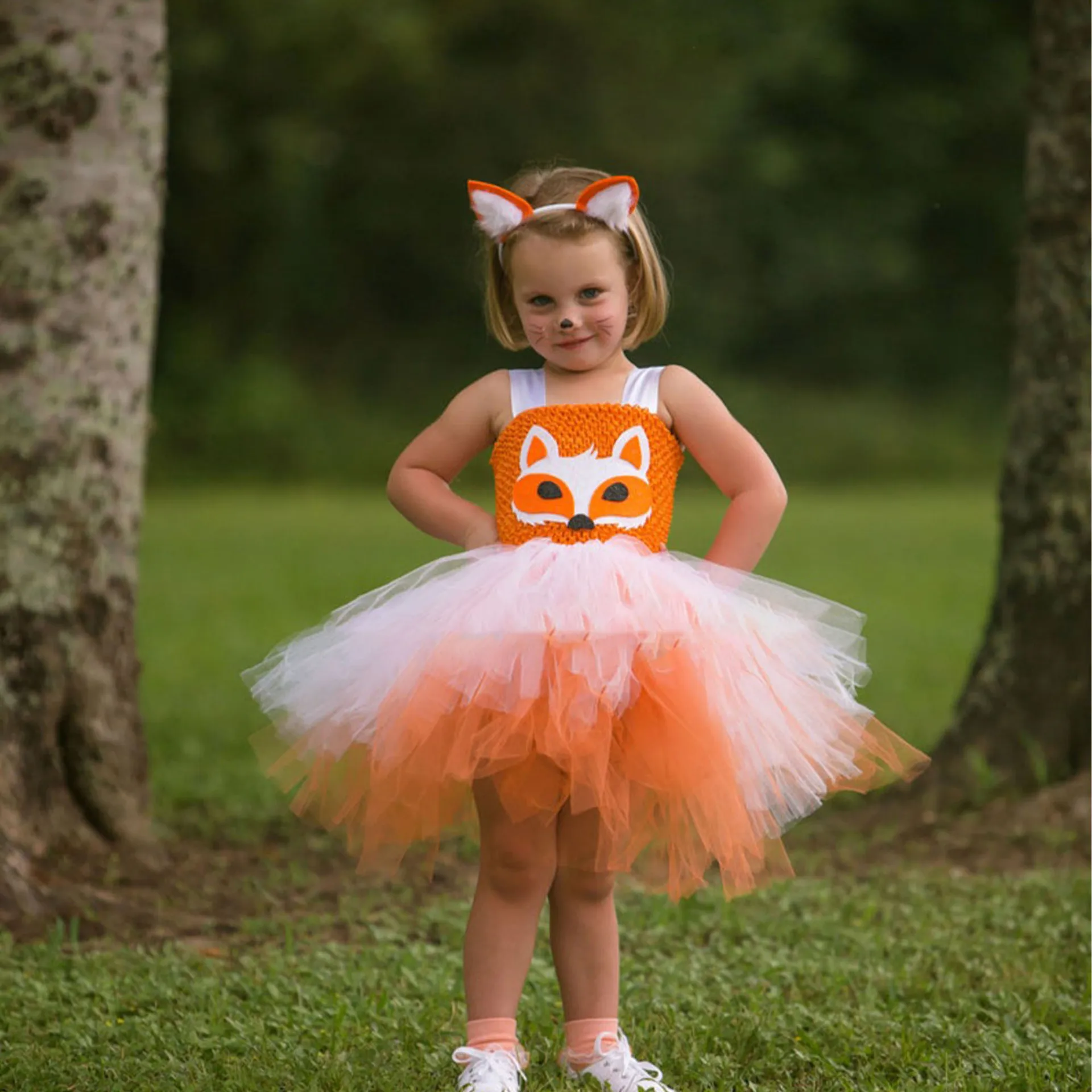 

Детский костюм лисы для косплевечерние на Хэллоуин, 2022