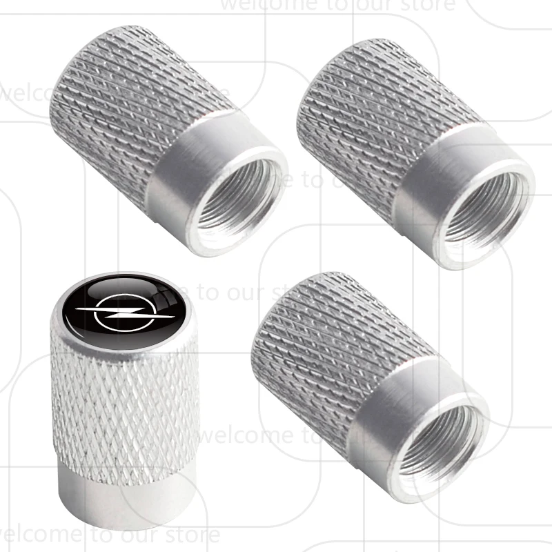 

4 шт. клапан для автомобильных шин для Mokka Antara Corsa Insignia GTC Frontera OPC Astra, эмблема, алюминиевая крышка штока воздушного порта, пылезащитные чехлы