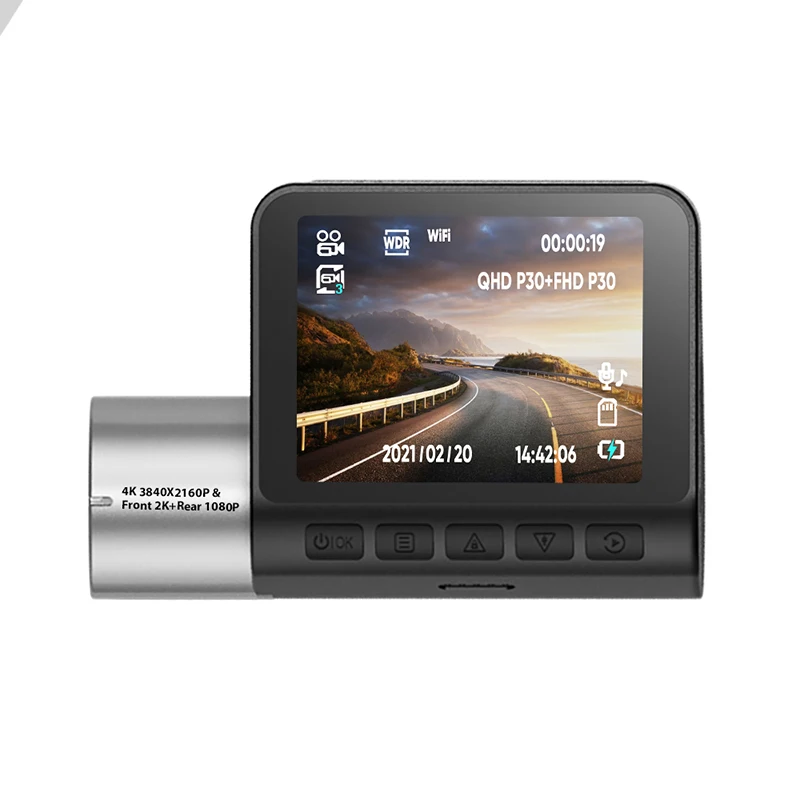 

Dash Cam Pro Plus+ 1080P GPS 4K WiFi Car Dash Camera Dual Sight Cam Car DVR 24H Parking Monitor Rear Night Vision Video Recorder
