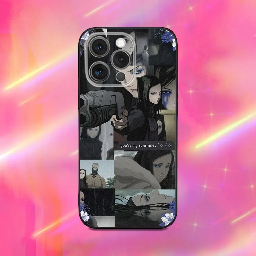 Чехол для телефона с изображением аниме E-ergo P-Proxy iPhone 16 15 14 13 12 11 Pro Max Plus X XS XR SE 8 7 Mini