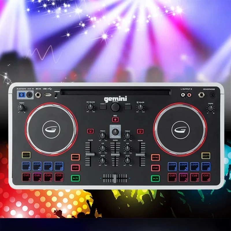 Мобильный DJ-плеер DJ-контроллер MIDI-контроллер компьютерный проигрыватель