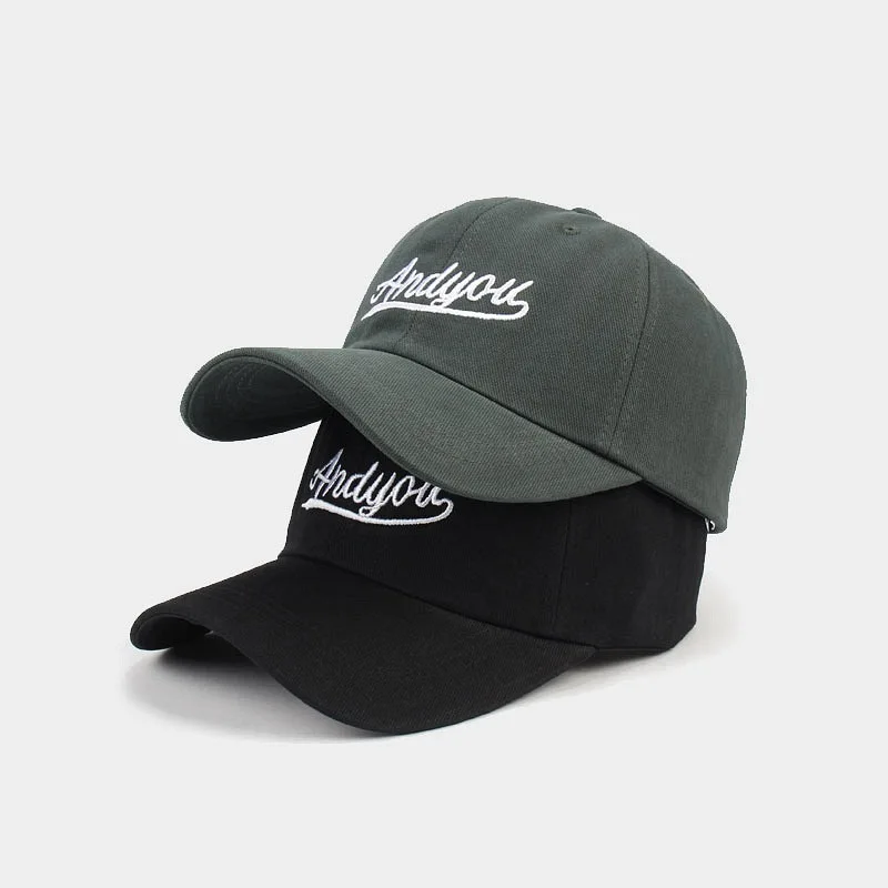 

Spring Cotton And You Letter Embroidery Baseball Cap Adjustable Outdoor Snapback Hats for Men and Women 127