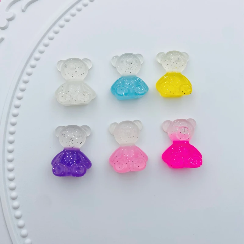 10 шт. полимер Лидер продаж красочный Новый Медведь для рукоделия аксессуары