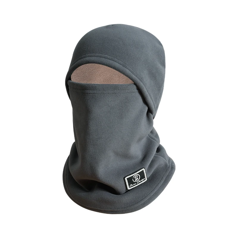 Шлем с подкладкой женская зимняя ветрозащитная теплая маска на флисовой