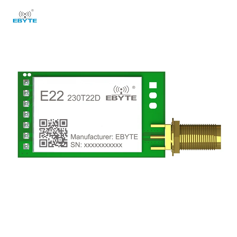 

SX1262 LoRa Wireless Module EBYTE E22-230T22D/E22-230T30D Low Power Consumption Long Distance 220-236MHz SMA-K DIP LoRa Module
