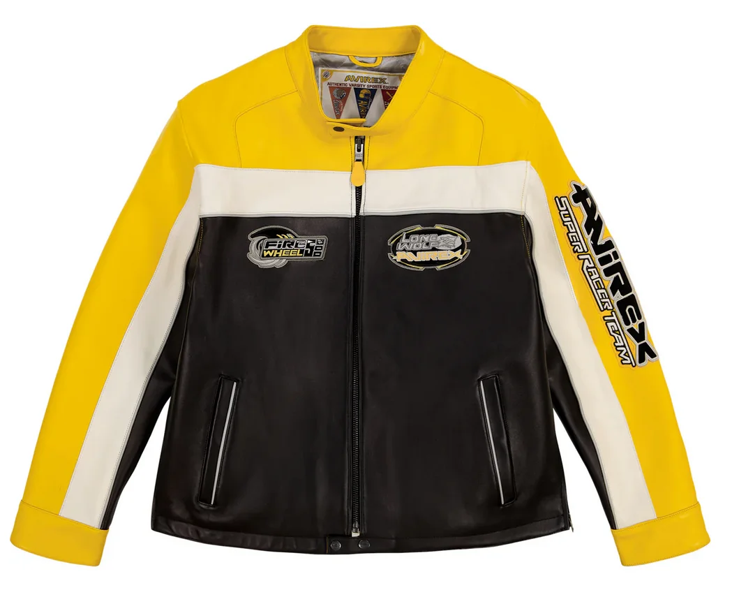 AVIREX новая куртка LONE WOLF RACER мужской европейский мотоциклетный гоночный костюм из