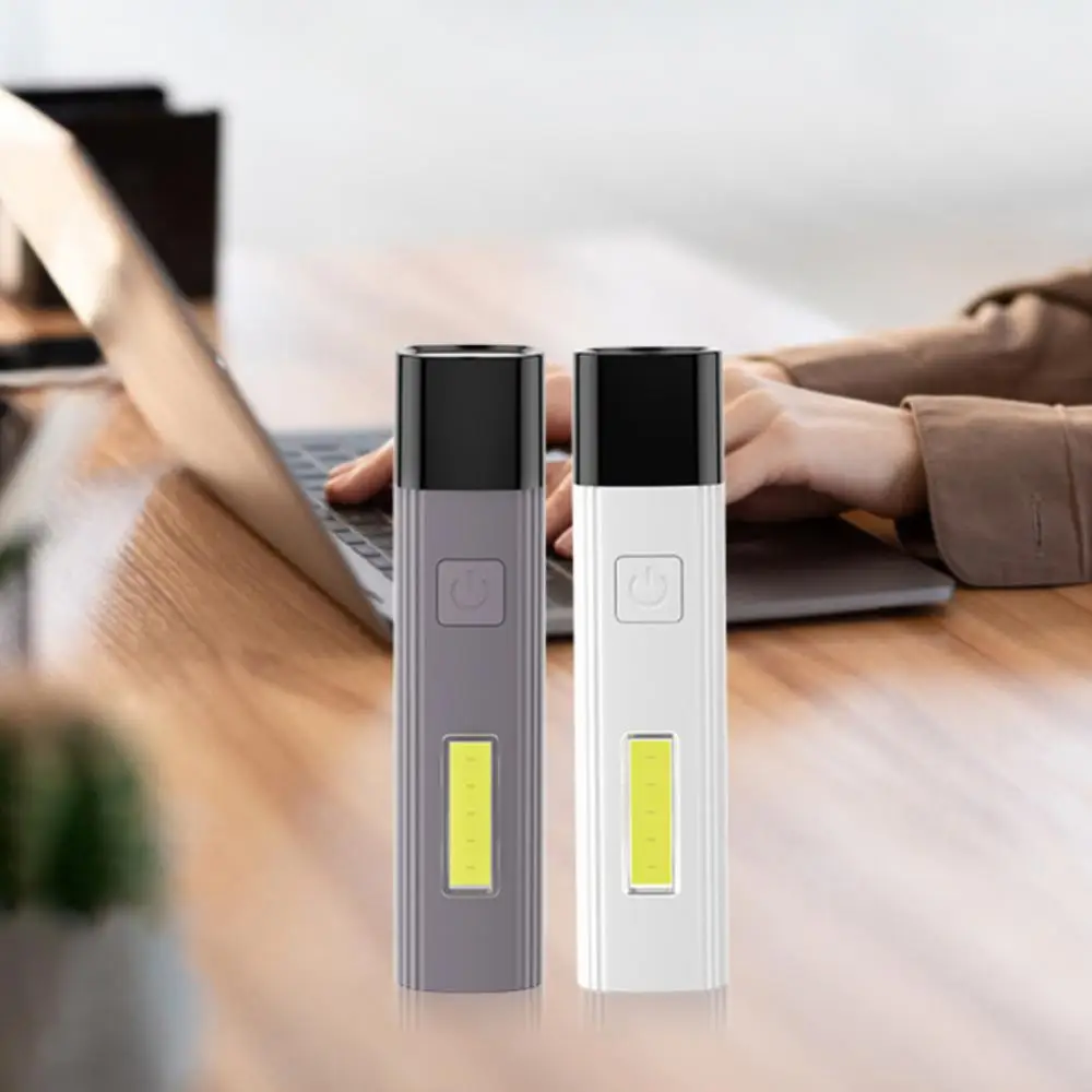 

Портативный фонарик USB C, перезаряжаемые фонарики, мини фонарик XPG + COB