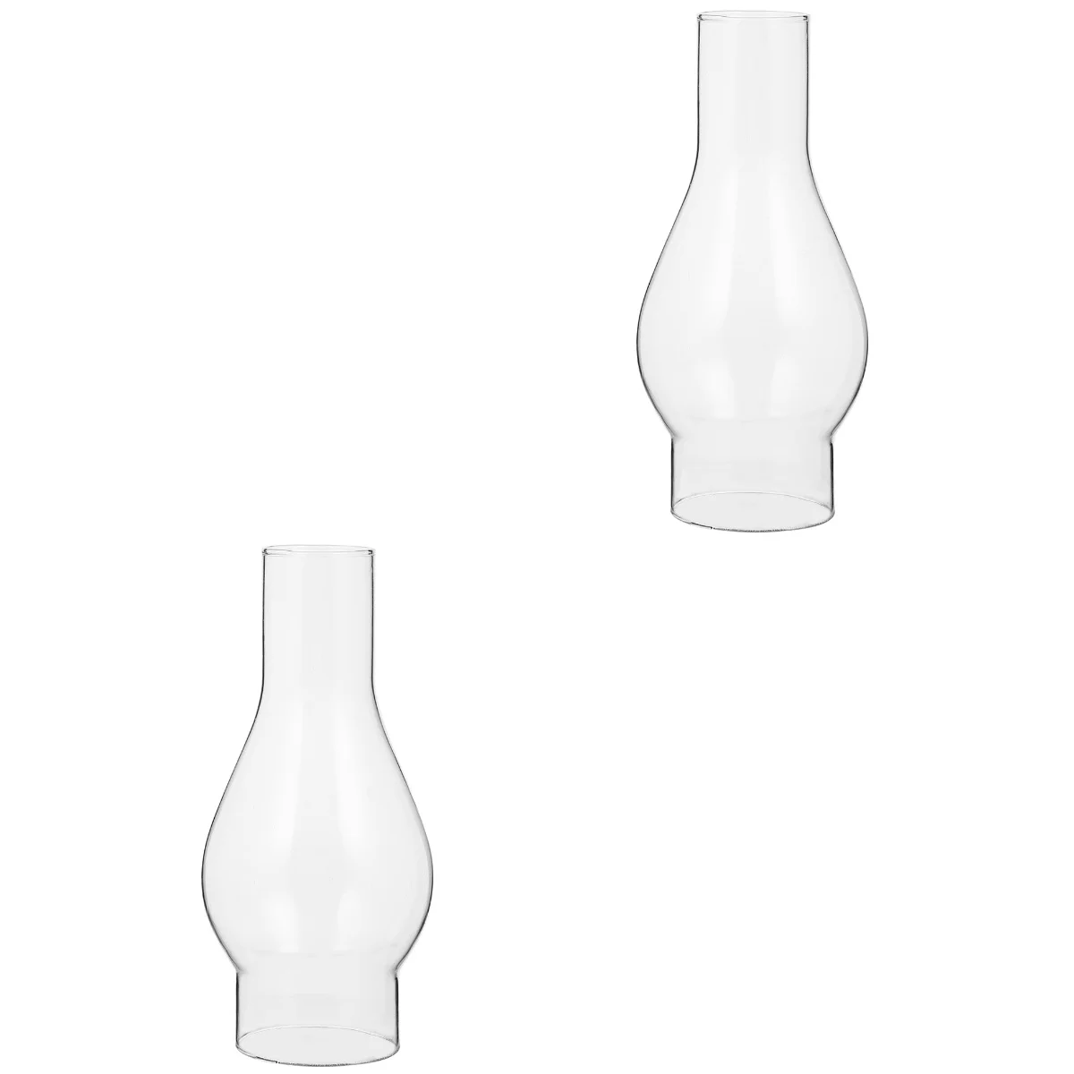 

2 шт. винтажный абажур для лампы Керосиновая лампа для дымохода масляная лампа затеняющее стекло ветрозащитный абажур прозрачный стеклянный абажур