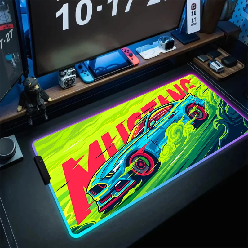 Резиновый коврик для мыши Racing Anime