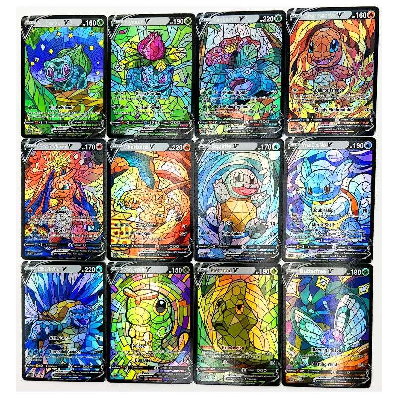 

Покемон Harmander, 32 шт./компл., разноцветные флеш-игрушки, для хобби, коллекционные аниме-открытки