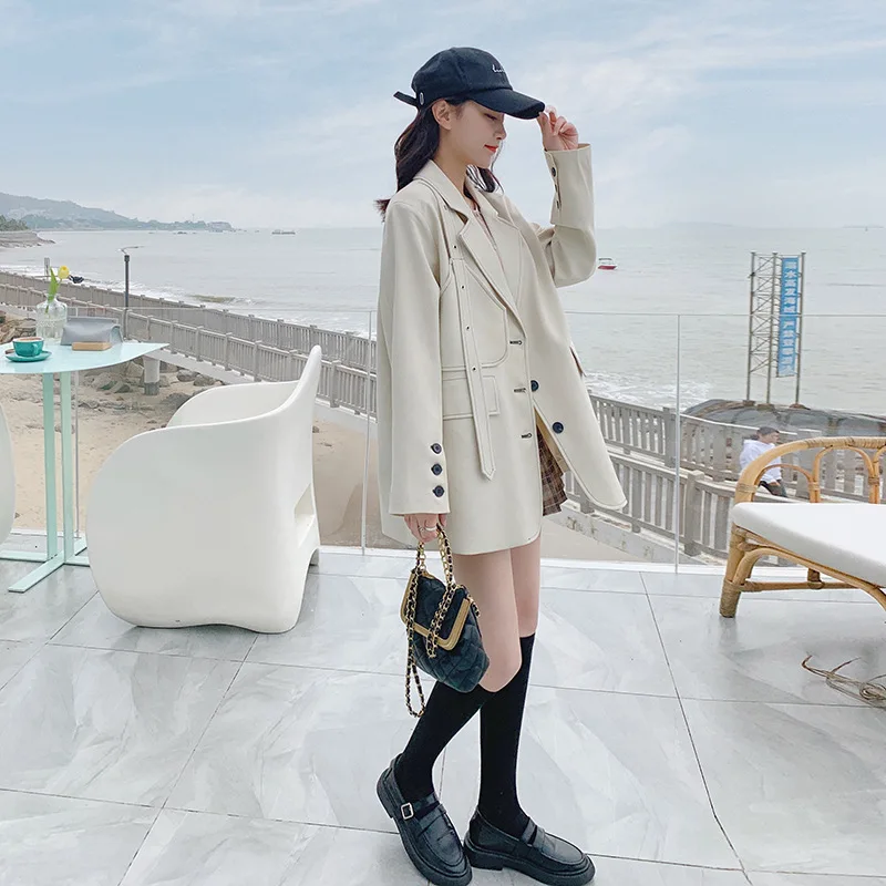 

SuperAen Blazer Women's Spring and Autumn 2022 New High-end Design Autumn New Arrival Korean Suit Jacket Coat