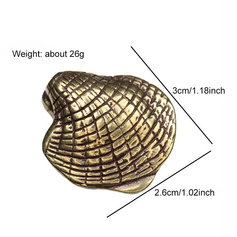 

Латунные фигурки морских раковин