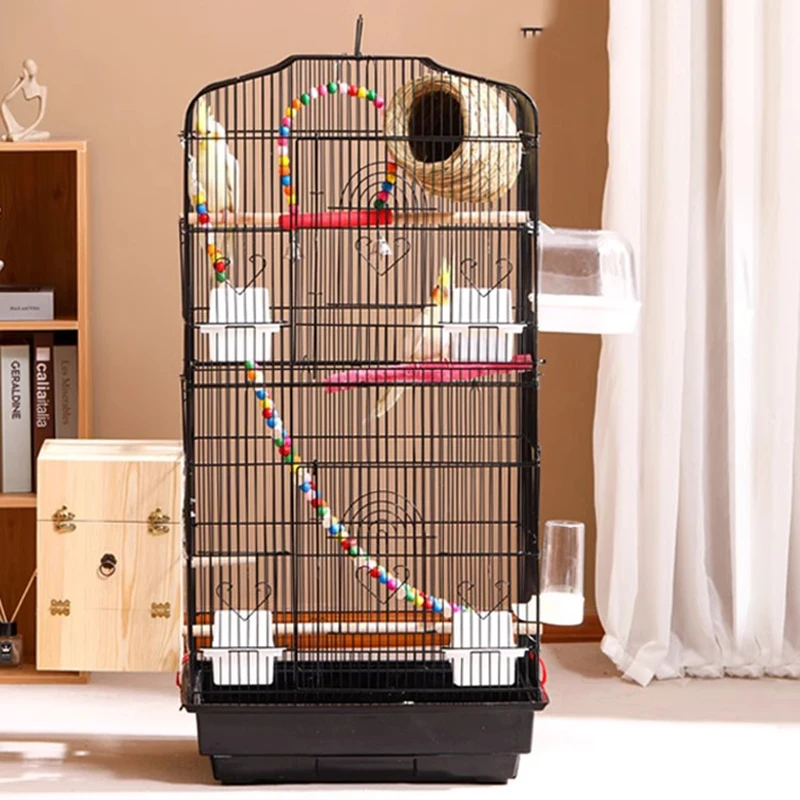 

Large Parrot Bird Cages Nest Transport Outdoor Aviary layground Parakeets Pigeon Breeding Bird Cages Pet Huis Tuin Decorative