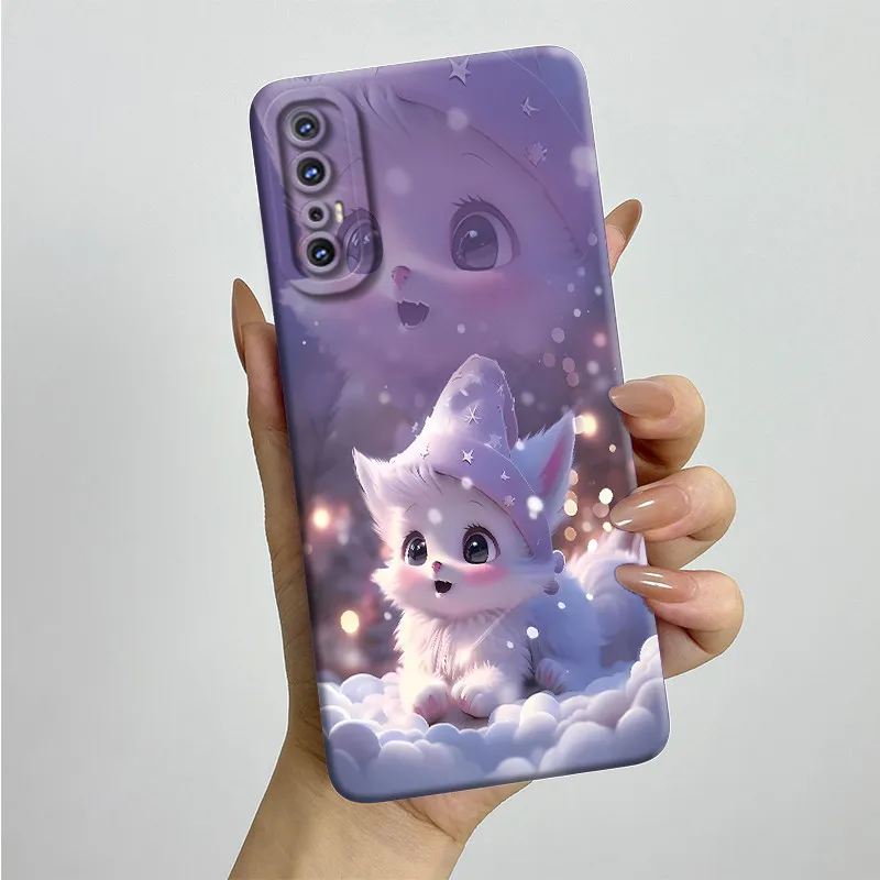 Для OPPO Reno3 Pro 4G чехол CPH2035 CPH2037 CPH2036 силиконовый мягкий с милой окраской для
