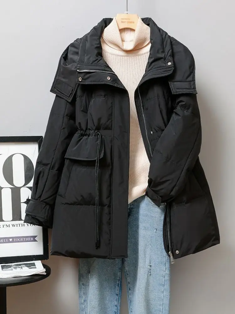 Women Down Jacket New Casual Style White Duck Down Jackets Autumn Winter Warm Coats Female Outwear