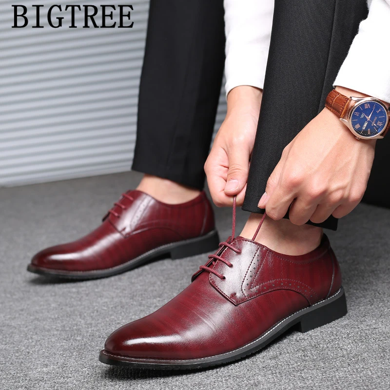 

Office Shoes Men Elegant Party Shoes Men Classic Luxury Brand Formal Shoes Men Wedding Dress Zapatos De Vestir Hombre Ayakkabi