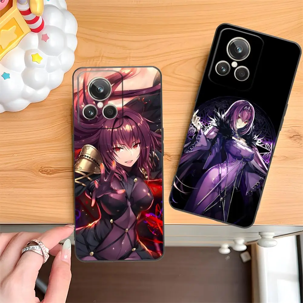 Фото Чехол для телефона FGO Scathach Skadi для Realme GT 8 Neo Pro C75 73 71 C67 65 C55 53 C35 31 C20 15, мягкий противоударный чехол из ТПУ №5