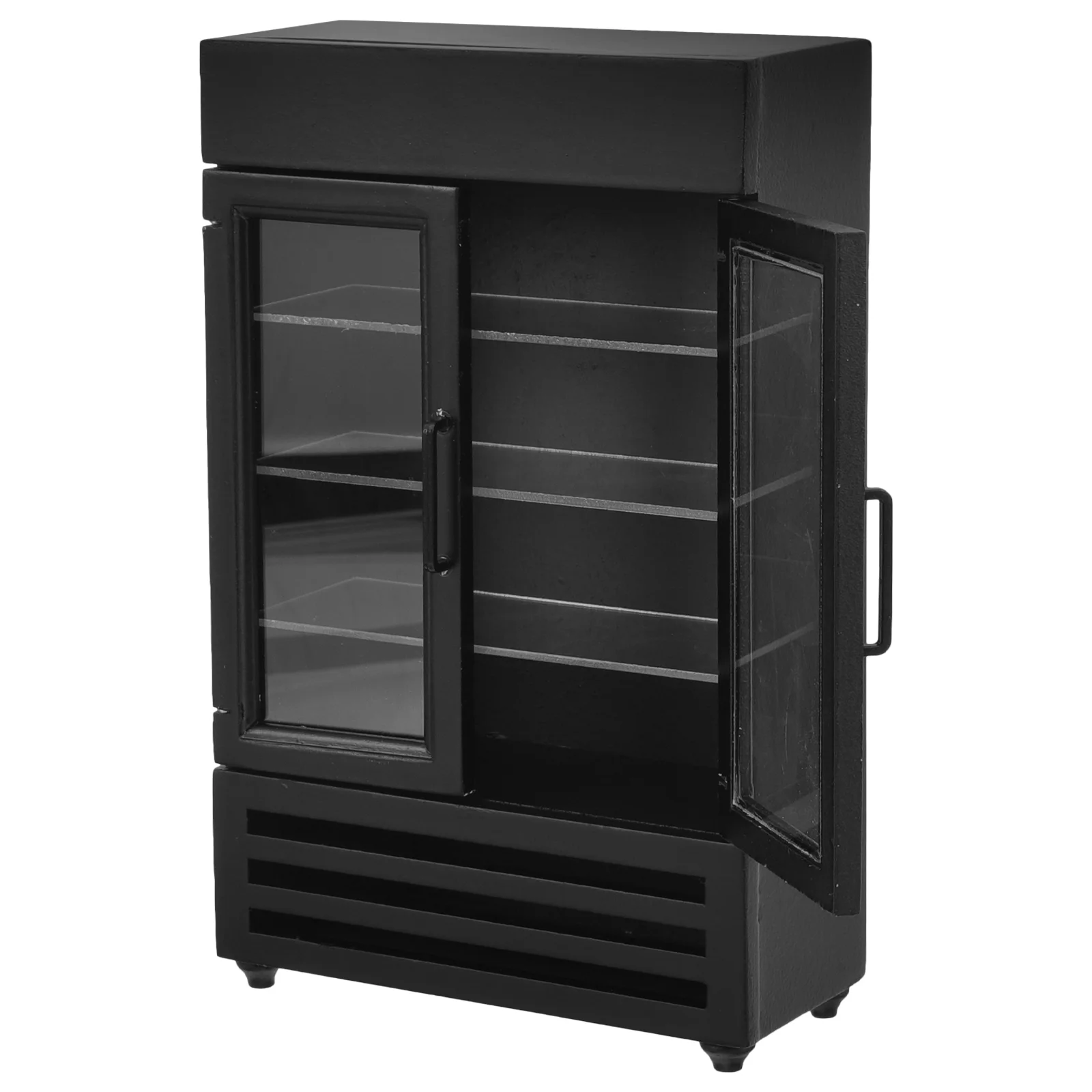 

Freezer Mini House Accessory Wood Miniature Appliance Decorative Supply Delicate Realistic Toy