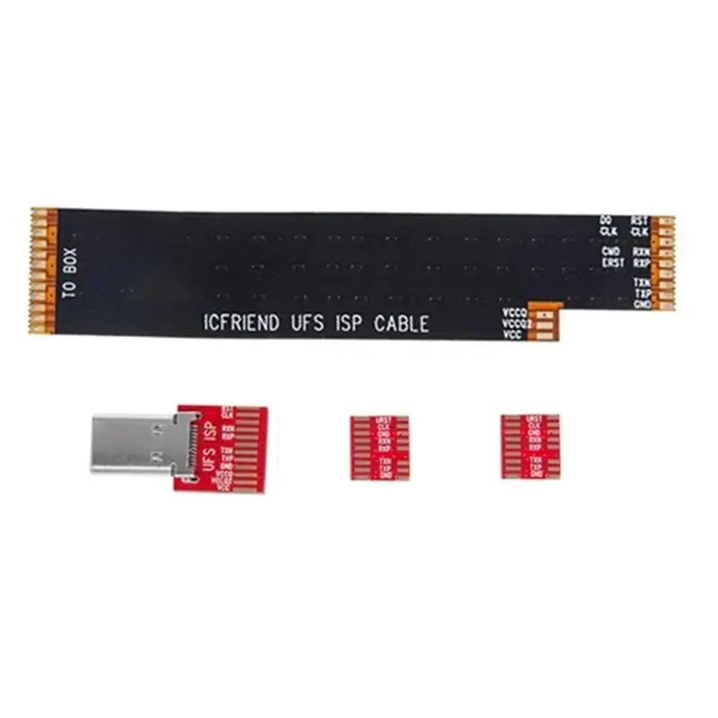 Фото Кабель DT23 ICFRIEND UFS EMMC ISP с адаптером MIPI ISP, для инструмента для ремонта Gear 2 Plus в коробке №3