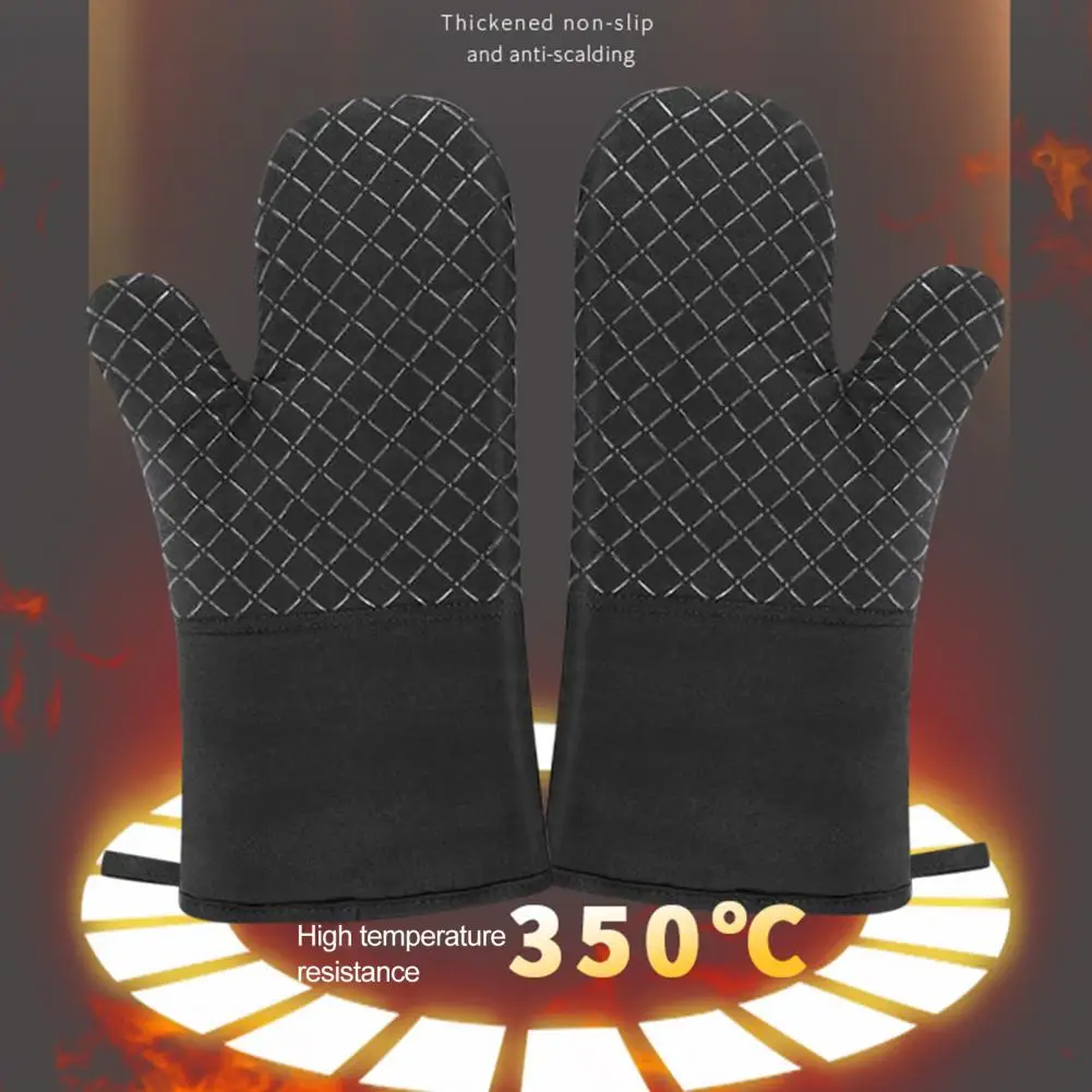 

Отличные перчатки для электрической духовки с сетчатым рисунком, утолщенные прочные изоляционные перчатки для дома