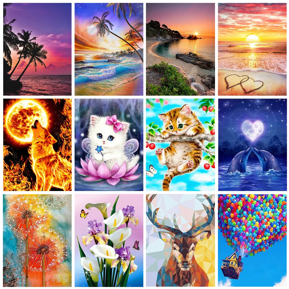 Алмазная живопись 5D сделай сам Набор для вышивки крестиком с изображением